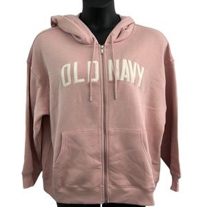 NWT OLD NAVY Full-Zip Logo Hoodie - Ladies Small